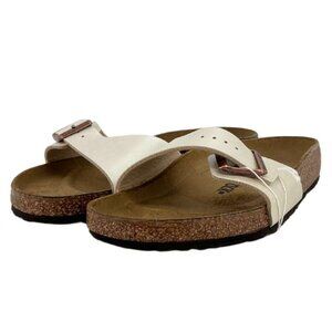 Birkenstock Women's Madrid Sandals | Graceful Pearl White | Size 8
